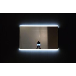 Modern Smart Touch  Smart Bath Mirror Wall Hanging Rectangle Modern Hotel 3000k-6000k