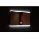 Modern Smart Touch  Smart Bath Mirror Wall Hanging Rectangle Modern Hotel 3000k-6000k