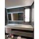 Customized Bathroom Vanities Touch Screen Medicine Cabinet Smart LED Mirror bathroom Cabinet With Bath Mirror