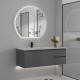 LED Mirror Illuminated Bathroom Mirror with Anti Fog Function Wall Mounted Makeup Vanity Mirror Over Cosmetic Bath Sink