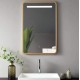 Aluminum Frame touch sensor switch dimming function Bath mirrors bathroom light shave mirror