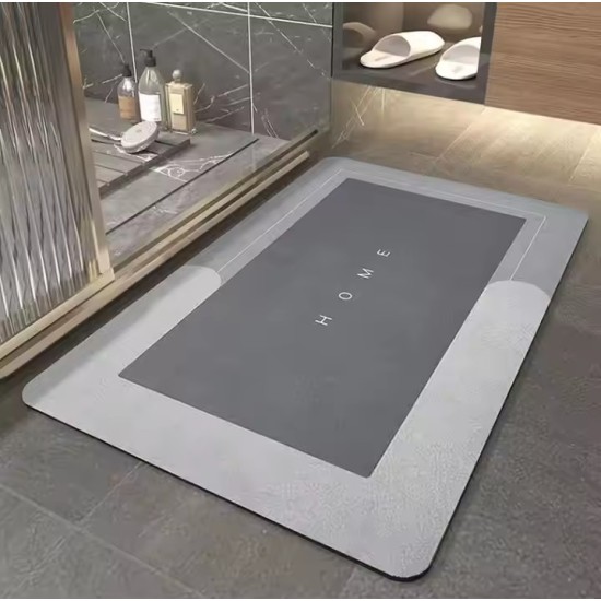 Diatomaceous Earth Bath Mat Diatomite Stone Bath Mat Fast Water Drying Diatom Mud Foot Pad Bathroom Floor Mats