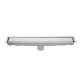 8*50 cm SUS304 Stainless Steel Hidden Tile Insert Long Floor Drain Shower Floor Drain for Bathroom