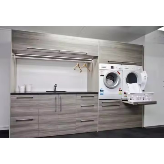 Vermont Modern Customized Bathroom Laundry Cabinet Design With Wash 