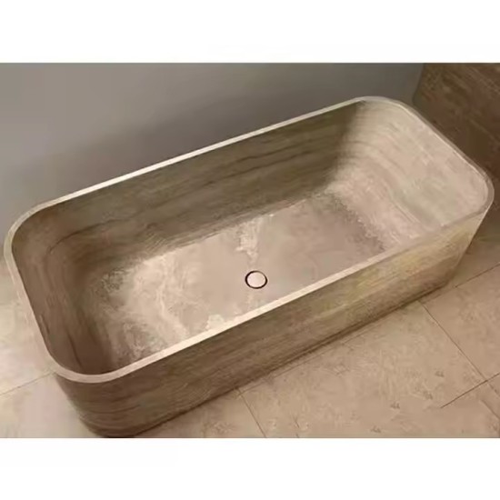 Reasonable Price Stone Marble Travertine Limestone Bathtub For Bathroom