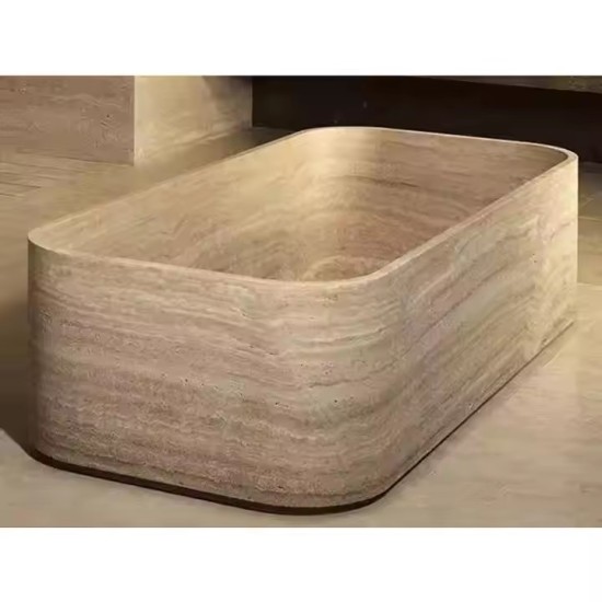 Reasonable Price Stone Marble Travertine Limestone Bathtub For Bathroom