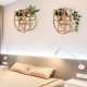 Rattan wall shelves wall decor bathroom plant holder from Vietnam