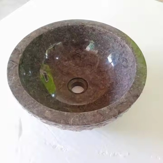 Handmade Bali Stone Bathroom Sinks High Quality Product