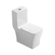 Solovia Square one piece washdown rimless flush sanitary ware modern toilet bowl bathroom ceramic wc toilet commode