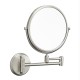 Hotel Contemporary Wall mount Foldable 360 Swivel Makeup Mirror Bathroom Round Cosmetic Mirrors