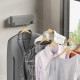 Stainless steel Double Line Gun grey Bathroom Flexible Retractable Clothesline Outdoor Hanger