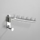 Wall Space Saving Manual Clothes Coat Robe Hooks Towel Drying Rack Hanger