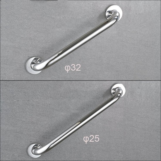 Easy Use And Install Wall Mounted Stainless Steel Safety Armrest Handles Grab Bar For Shower