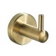 Wholesale Wall Clothes Coat Hanger Brushed Gold Metal Robe Hooks Stainless Steel Bathroom Accessories