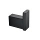 High Quality Black Metal Bathroom Accessories Wall Matte Black Robe Towel Hook