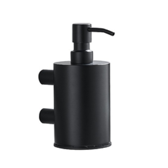 Black Manual Soap Dispenser Wall Bathroom Liquid Soap Dispenser Hands Cleaning Shampoo Gel