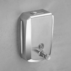 SUS 304 Liquid Soap Dispenser Stainless Steel Wall Mounted Brushed Bathroom Soap Dispenser Brushed