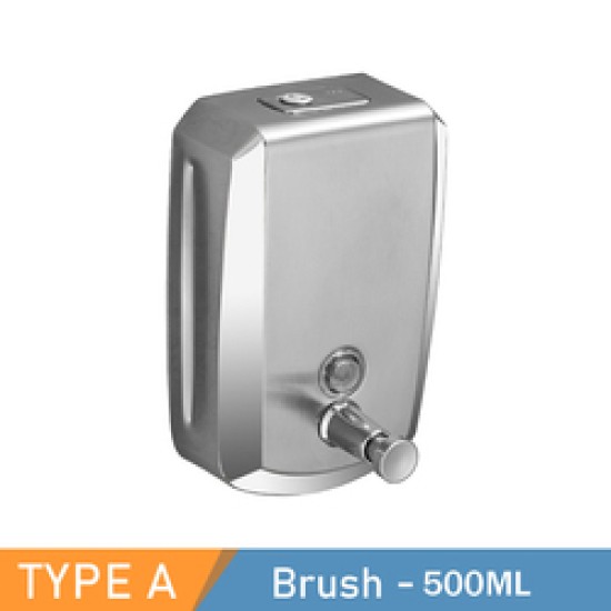 SUS 304 Liquid Soap Dispenser Stainless Steel Wall Mounted Brushed Bathroom Soap Dispenser Brushed