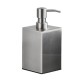 Hot Selling Black Square Soap Dispenser Wall Mounted Refillable Metal Dispenser Bottle For Bathroom