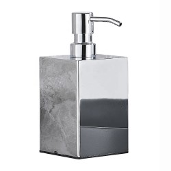 Factory Wholesale Hotel Durable Chrome Soap Dispenser SUS Manual Press Shower Dispenser Wall Mounted