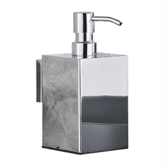 Hotel Bathroom Shampoo Shower Gel Hand Wash Bottle Metal Chrome Liquid Soap Dispenser High Quality