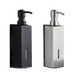 Hotel Stainless Steel Manual Liquid Soap Dispensers Wall Mounted Hand Pump Soap Dispenser