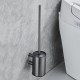 Modern Toilet Brush Holder Stainless Steel Luxury Wall Mounted Toilet Cleaning Tools For Bathroom