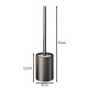 Cheap Bathroom Toilet Brush Aluminum Wall Mounted Toilet Brush With Holder Set