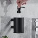 Black Soap Dispenser Wall Mount Stainless Steel Liquid Soap Dispenser For Hotels