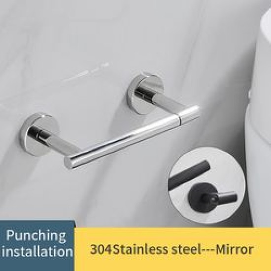 Movable Stainless Steel Kitchen Toilet Tissue Paper Roll Towel Holders SUS304 Bathroom Accessories